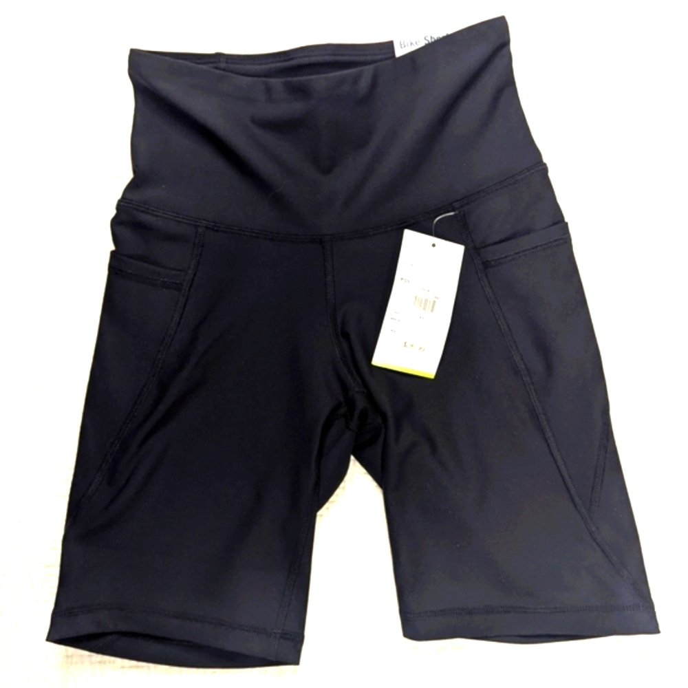 Old Navy Black Bike Shorts with Wide Waistband Women's‎ XS NWT